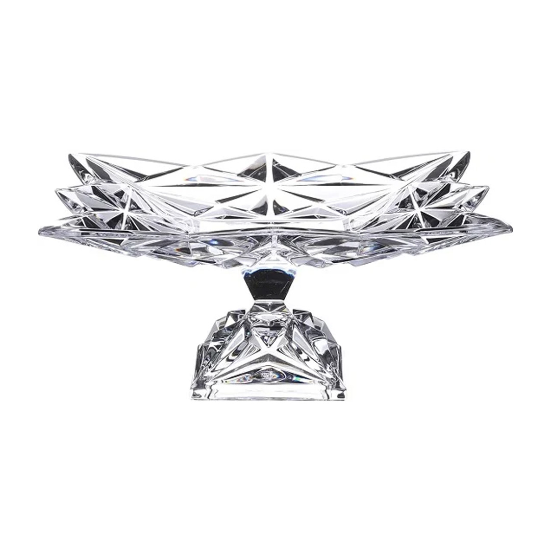 Crystal Jıhlava Pryamid Şirniyyat Qabı 30.5 sm 