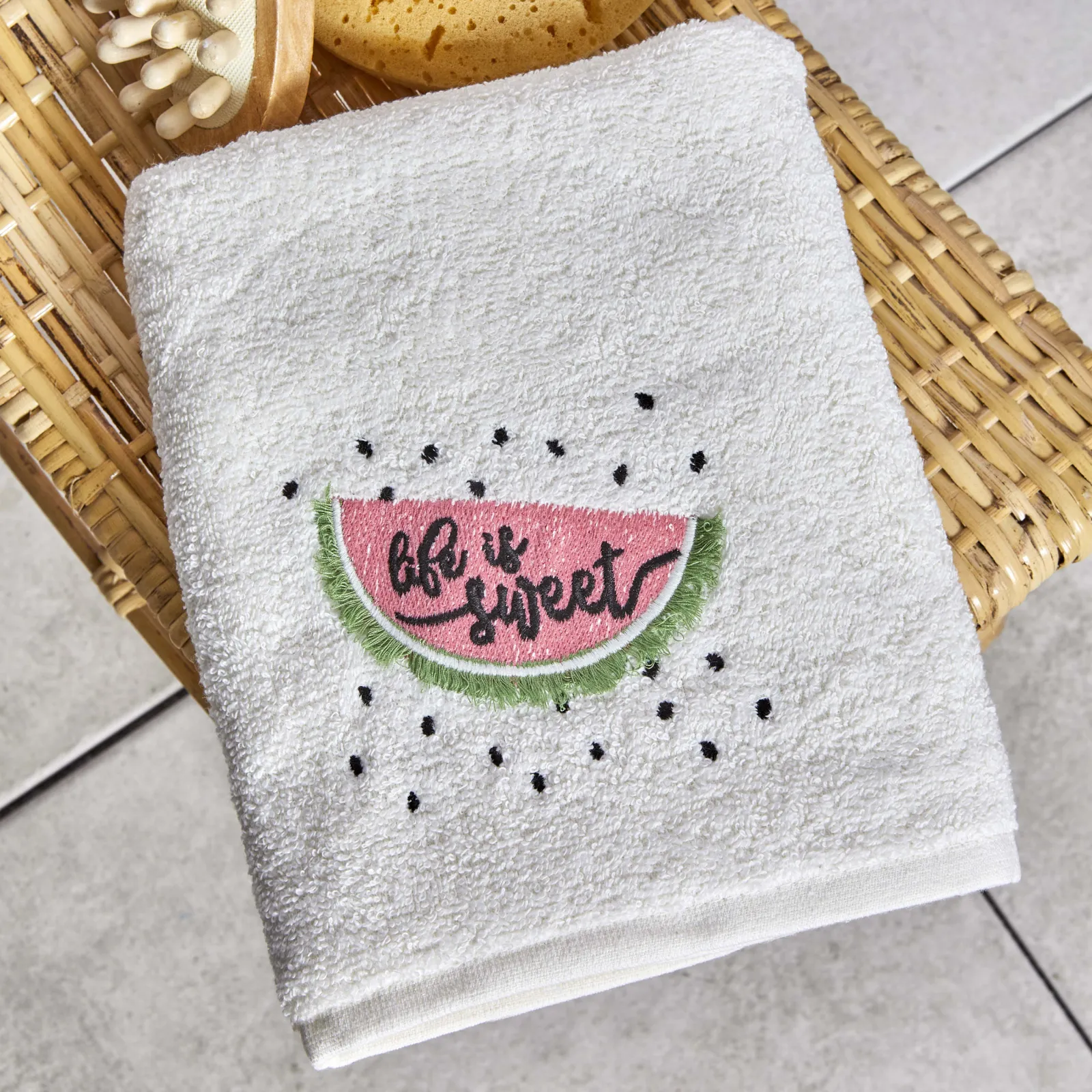 Karaca Home Watermelon Naxışlı Əl-Üz Dəsmalı 30x50 sm